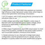 XH-A240 DC8-26V Universal HD Small Digital Amplifier TPA3110D2 Audio Amplification Board Module 30W+30W