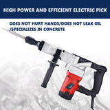 Hexagonal 35 Cylinder High Power Professional Slotting Wall Demolition and Concrete Single Use Electric Pick
