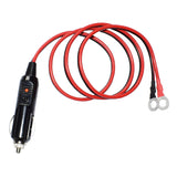 Male Cigarette Lighter to O Ring Terminal Harness Extension Cable Cord 14AWG Wire for Car Inverter Air Pump Sprayer Compressor