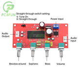 UPC1892 HIFI Stereo Preamp Amplifier Volume Tone Control JRC2150 BBE Preamplifier Treble Balance Bass Board Module NEW