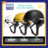 Helmet Action Camera 1080P@30FPS Bicycle Motorcycle Helmets Cameras Anti-shake Built-In 1300mah for Outdoor Cycg
