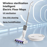 2000mAh Intelligent Wireless Handheld or Scrubber Household Fully Automatic Electric Mop Dry And Wet Dual-purpose Sweeping