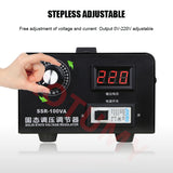 SSR-100A Single Phase Solid State Power 220V 10KW SCR Electronic Voltage Regulator