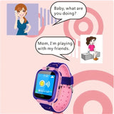 Q12 Kids Smart 2G Call Phone Watch Waterproof Mother Children GPS Monitor Boy Girls SOS Child Sports Digital Watches Tracker