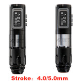 XNET  Wireless Tattoo Machine Rotary Battery Pen 5.0 Stroke Brushless Motor With LED Digital Display With Extra 4.0mm eccentric