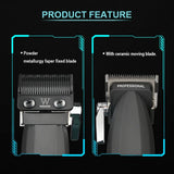 2024New WMARK NG-2038 Professional Rechargeable Clipper Cord & Cordless Hair Trimmer with High Quality Blade