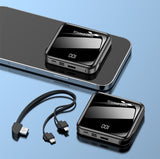 Factory Direct Sale 20000 mA 18650 Battery Ark Full Screen Detachable Double Side Portable Mini Fast Charger Power bank