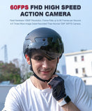 Bike Helmet Built-in Camera,Quick Release Visor By Magnetic Point,Smart Taillight with Turn Signal,Bluetooth Calg&Play