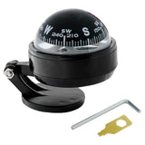Mini Electronic Navigation Camping Gear Small Guide Ball For Marine Boat Vehicle Car Compass Black