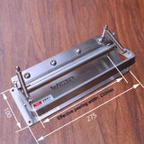 220mm Leather Thinning Machine DIY Leather Scraper Skiver Peeler Stainless Steel Manual Peeling Shoveling Tool