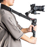 For DJI RS 3/DJI RS 3 Pro Black Thickened Shoulder Straps Shoulder Decompression Handheld Gimbal Stabilizer Accessories