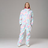 Women's Waterproof One-piece Ski Suit Suit