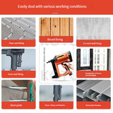 Gas Hydropower Woodworking Nailer Pneumatic Nail Gun Steel Air Stapler For Frame And Trunking