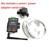 Wi-Fi Serial Device Server RS232 RS422 RS485 To Ethernet WiFi Converter HF2211 Support Modbus TCP Protocol