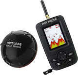 Smart Portable Depth Fish Finder with 100 M Wireless Sonar Sensor Echo Sounder Fishfinder for Lake Sea Fishing Saltwater