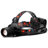 Ono Head USB Charging Zoom Outdoor Fishing Aluminum Alloy Strong Light Headlight