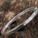 Fashion Temperament Handmade Silver Bracelet Children Ethnic Style Couple Gift