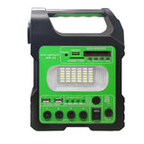 Portable Generator System - 3 Bulbs Lighting Kit & Mini Solar Panel for Outdoor Camping and Hiking Emergency Power