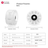 8pcs LED Double-row Roller Skates Luminous Wheel Roller Skates Flashing Wheels for Inline Skates for Adults Kids Roller Wheels