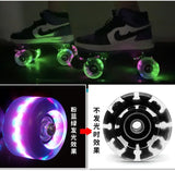 8pcs LED Double-row Roller Skates Luminous Wheel Roller Skates Flashing Wheels for Inline Skates for Adults Kids Roller Wheels
