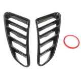 1Pair Side Air Vent Cover Trim Gloss Black Carbon Fiber Protective Rear Side Body Vent Cover For Boxster 987