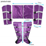 Electric Air Compression Body Massager - Pressure Slimming EMS Pump Leg Wraps. Weight Loss, Detoxification, and Beauty.