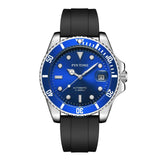 Pintime Watch Men Top Brand Luxury Waterproof Luminous Mechanical Wristwatches For Man Silicone Watchband Male Clocks Relojes