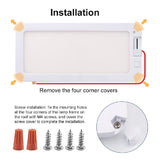 NEW 96LED 12V-30V LED Vehicle Dome Ceig Reading Lamp Roof Light Car Interior Lighting