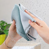 Microfiber Glass Cleaning Cloths Lint Free Rags For Dish Windows Cars Mirrors Polishing -20 Pack