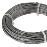 16M Plant Kit - 10 Pack Green Wall Stainless Steel Hubs for 1/8" Rope Cable. Ideal for Climbing Plants & Wire Trellis Kits
