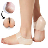 1 Pair Adjustable Silicone Protector Socks Anti Foot Crack Heel Sticker Portable