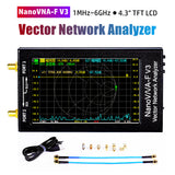 NEW NanoVNA-F V3 4.3 Inch Vector Network 1MHz~6GHz Antenna Analyzer 4.3" IPS TFT LCD VNA For MF/HF/VHF/UHF/SHntenna