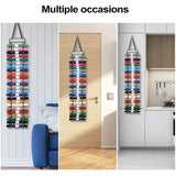 Organizer, 24 Holes Vinyl Roll Holder Hanging Storage Gift Wrap Organizer For Craft Room,Closet,Door