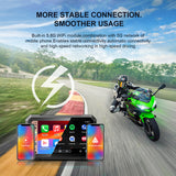 7 Inch Navigator 1000Nit Ips Toucreen Phone Motorcycle Navigation Support Wireless Carplay Android Auto Bluetooth