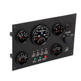 Boat Instrument Panel Low Voltage Alarm DC12V Oil Level Display IP67 Waterproof Marine Instrument Panel Rust Proof for Engines