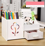 Multi-function pen holder creative student cartoon children desktop small storage box
