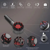 Head Comb Led Red Light Anti Loss Growth Device Electric Scalp Massage Hair Brush Oil Applicator