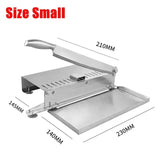 Stainless Steel Manual Frozen Slicer - Ideal Tool for Home Kitchens to Cut Minced Lamb, Bone, Meat, Chicken, Duck, and Fish