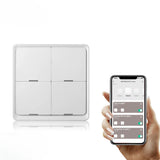 Tuya ZigBee Wireless 12 Scene Switch 1 2 3 4 Gang Push Button Controller Automation Scenario For Alexa Google Home