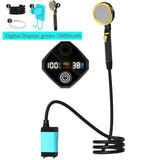 6000mAh/7800mAh/9000mAh Portable Camping Rechargeable Electric Shower Pump with Intelligent Digital Display fo Beach