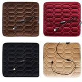 Winter Warmer Cover Anti-Slip Quick Heating Electric Seat Heater Soft Fiber USB 5V Car Interior Accessories