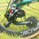 Folding 5 7 9 Speed Chain Tensioner For Brompton Bicycle Transmission 5/7/9s Cable Lever Paddle Guide Bike Rear Derailleur