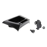 Top-Phone Mount For Jeep Wrangler JK 2012-2017, Multi-Mount Phone Holder Dash Tray Storage Box System Kit