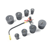 9pcs Turbo System Leakage Tester Tool Automotive Vehicle Service Garage Worhop 35mm -90mm