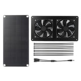 3W Exhaust Fan Ventilation Equipment For Greenhouse Motorhome Chicken House