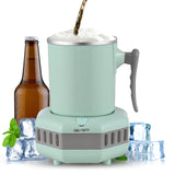 Aluminum Beverage and Mug Electric Bottle Can Cooler Warmer One Click Operation Quick Coog Warming Cup