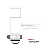 Askar FRA500 90mm F/5.6 Quintuplet Petzval Flat-Field ED APO Astrograph Telescope OTA
