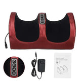 Electric Shiatsu Massager with Heating Therapy - Foot Massage Roller for Relief of Leg Fatigue. Elderly Gift.