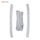 3PCS/Set Satin Wedding Dress Zipper Replacement Adjustable Corset Back Kit Lace-Up Ribbon Ties DIY Craft Wedding Dress