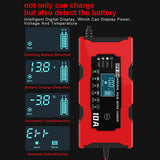 12V 10A Charger EU/US Plug Digital LCD Display Smart Charging Pulse Repair For Acid Iron Lithium Battery Car Accessories